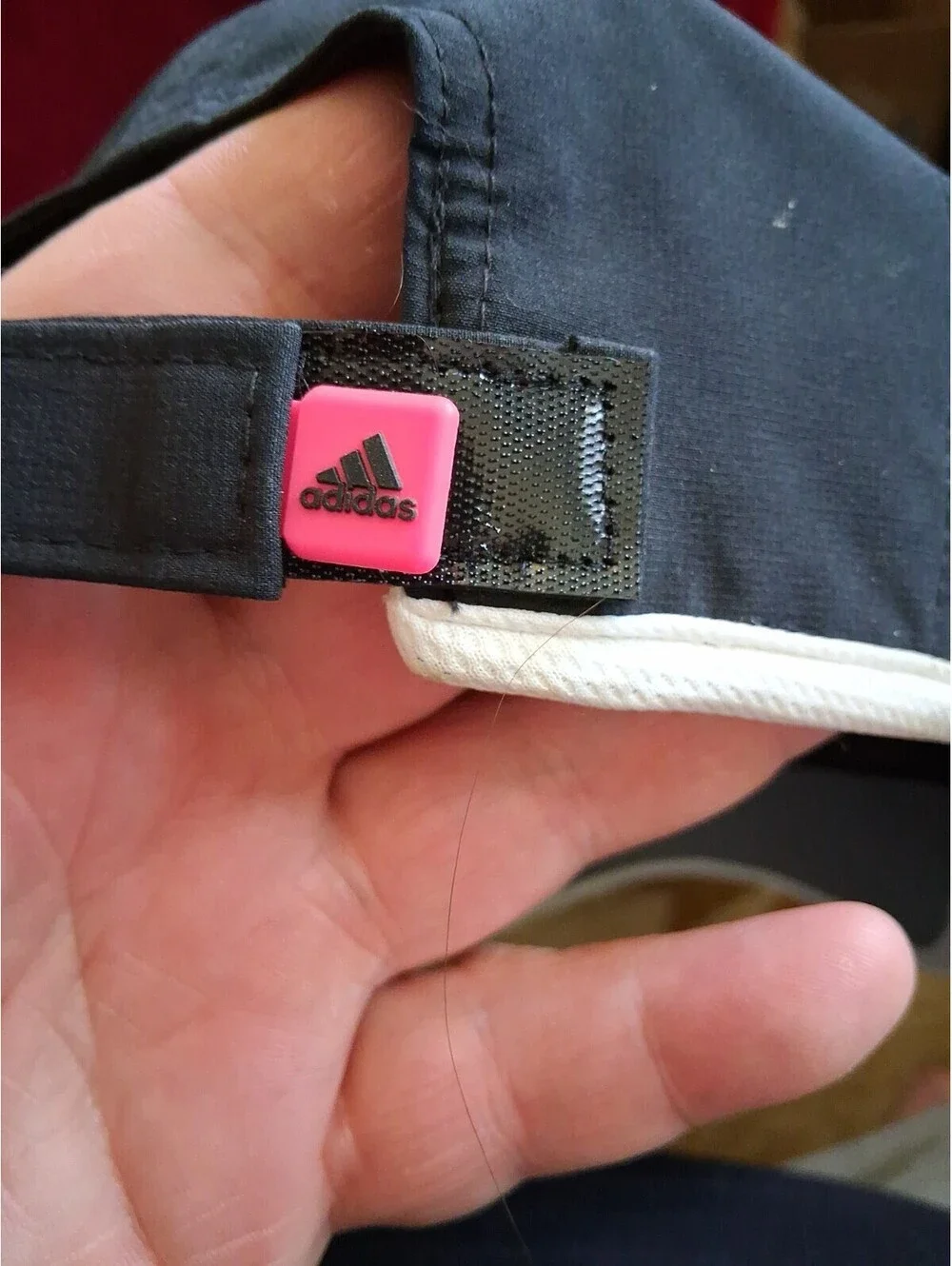 Adidas Adizero Aeroready Hat Cap Womens Strap Back Adjustable Black Pink